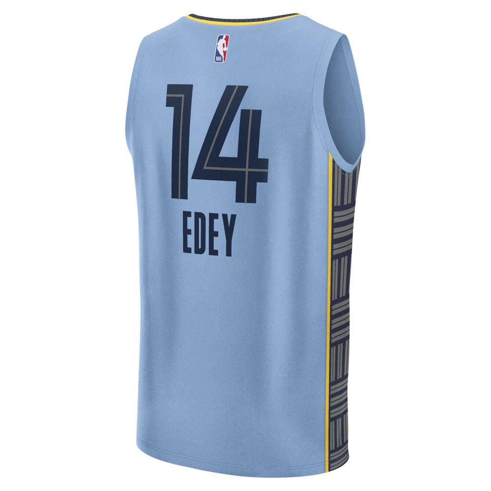 Zach Edey Memphis Grizzlies Fast Break Replica Player Jersey Statement Edition Light Blue - NBA