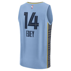 Zach Edey Memphis Grizzlies Fast Break Replica Player Jersey Statement Edition Light Blue - NBA