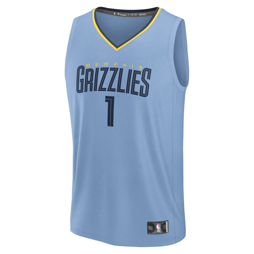 Scotty Pippen Jr. Memphis Grizzlies Fast Break Replica Player Jersey Statement Edition Light Blue - NBA