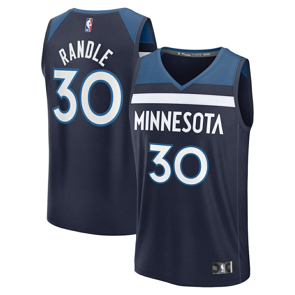 Julius Randle Minnesota Timberwolves Fast Break Replica Player Jersey Icon Edition Navy - NBA