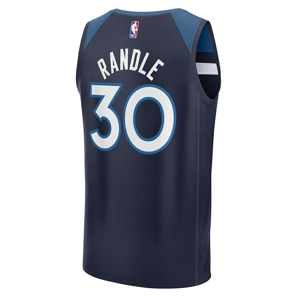 Julius Randle Minnesota Timberwolves Fast Break Replica Player Jersey Icon Edition Navy - NBA