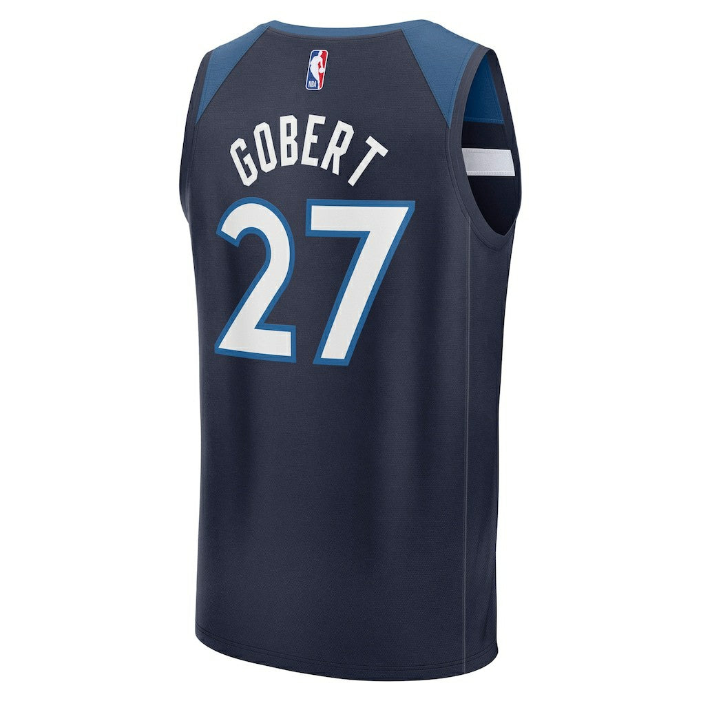 Rudy Gobert Minnesota Timberwolves Fast Break Replica Player Jersey Icon Edition Navy - NBA