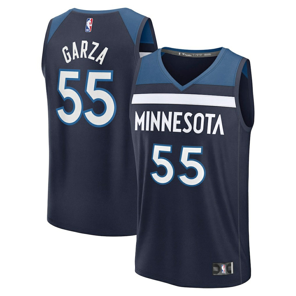 Luka Garza Minnesota Timberwolves Fast Break Replica Player Jersey Icon Edition Navy - NBA