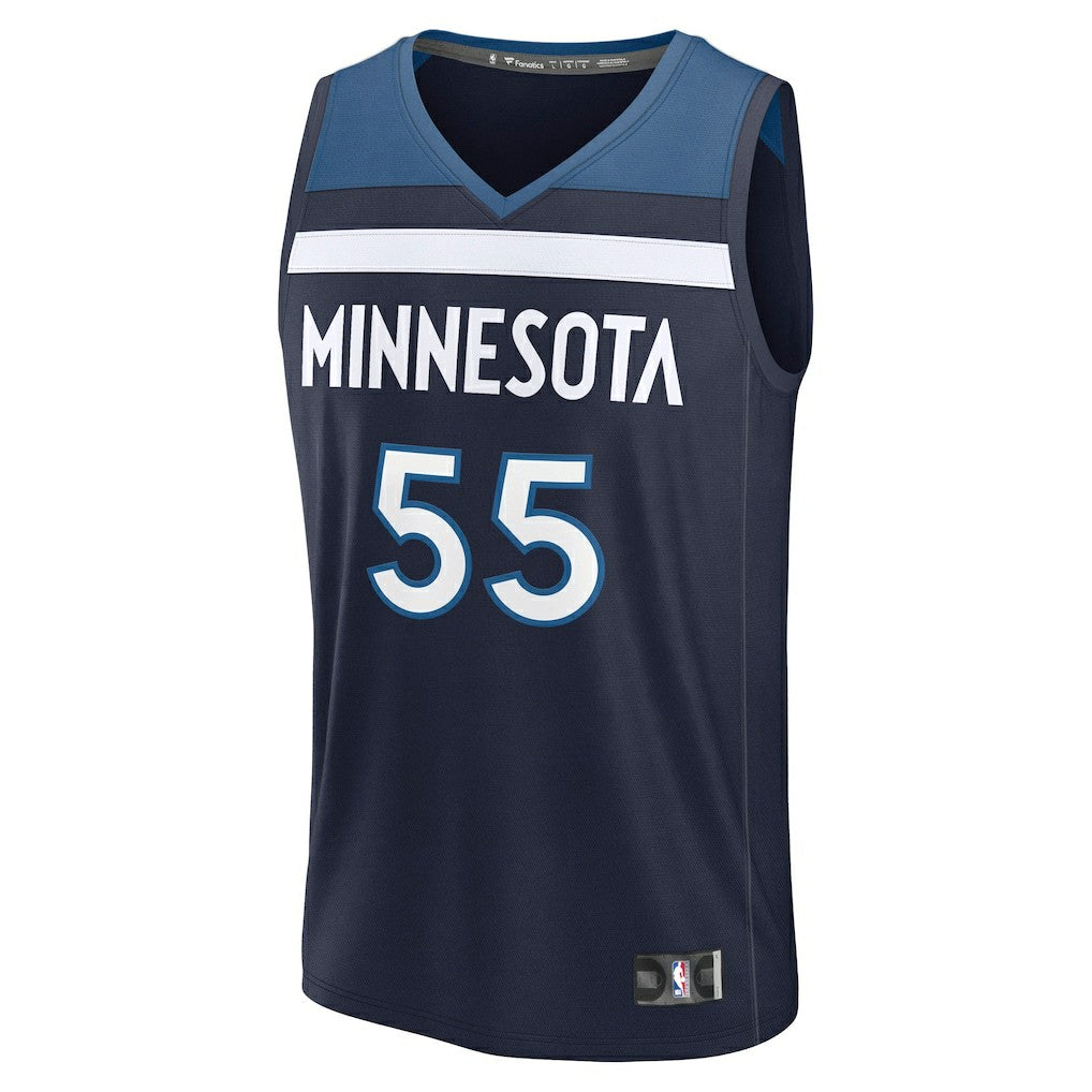 Luka Garza Minnesota Timberwolves Fast Break Replica Player Jersey Icon Edition Navy - NBA