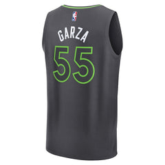 Luka Garza Minnesota Timberwolves Fast Break Replica Player Jersey Statement Edition Charcoal - NBA
