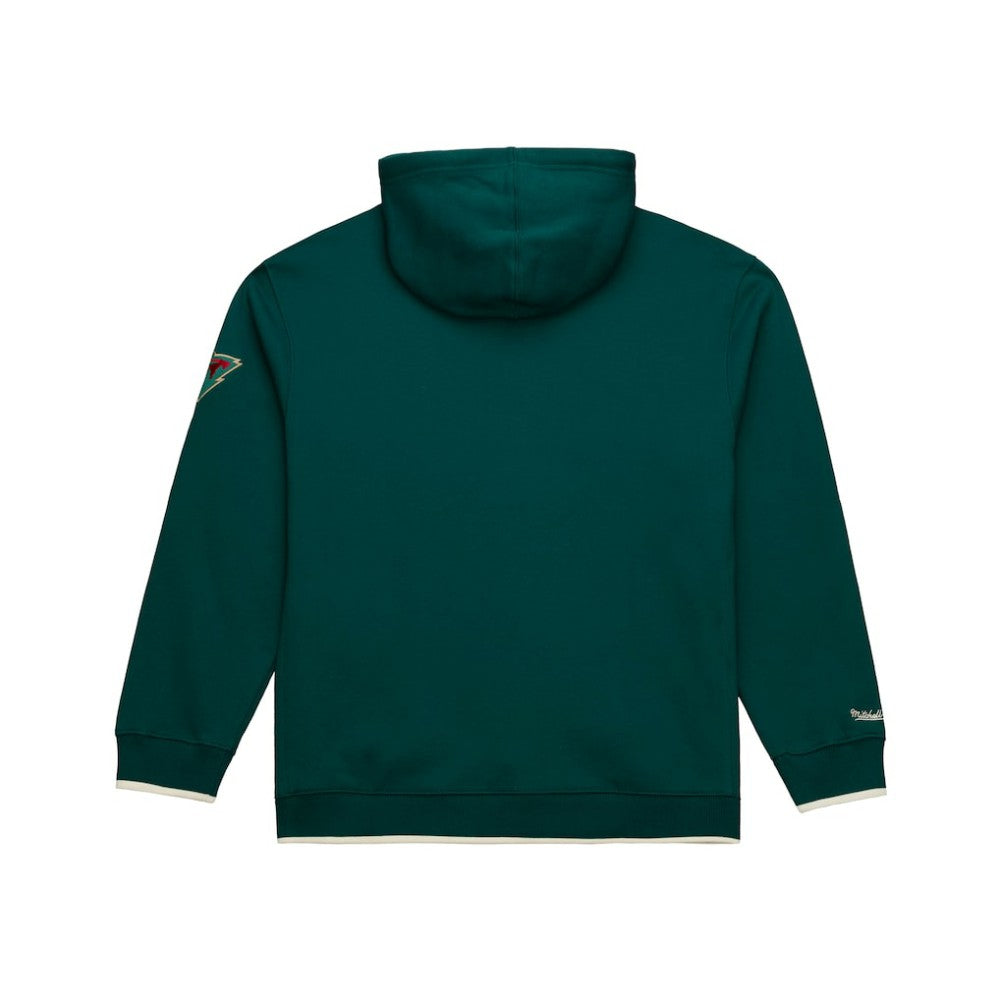 Minnesota Wild Mitchell & Ness Team Legacy Hoodie - Green - NHL