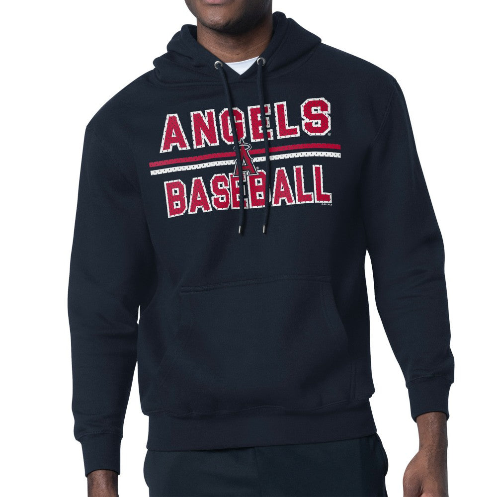 Los Angeles Angels Starter Team Mesh Print Graphic Pullover Hoodie - MLB