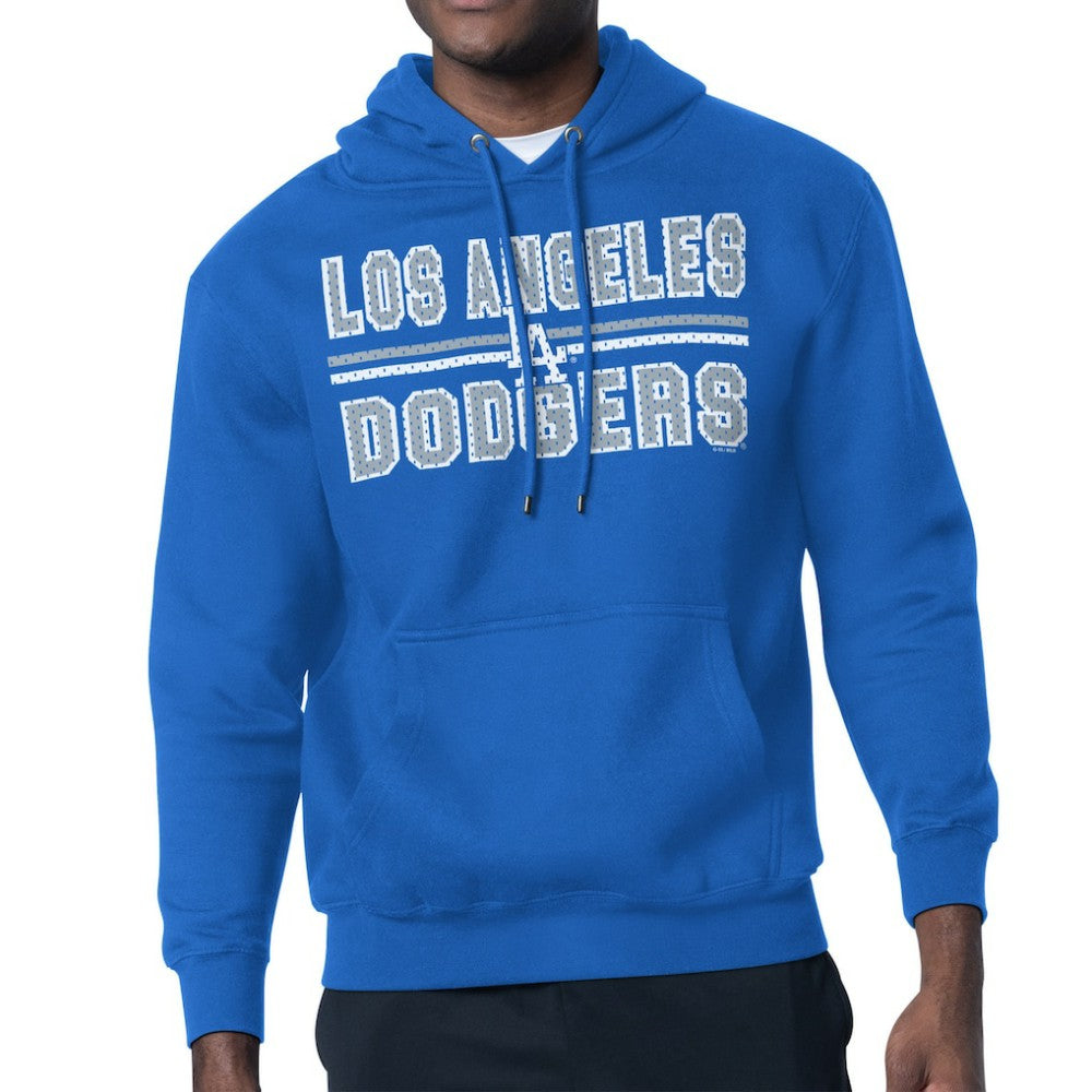 Los Angeles Dodgers Starter Team Mesh Print Graphic Pullover Hoodie - MLB