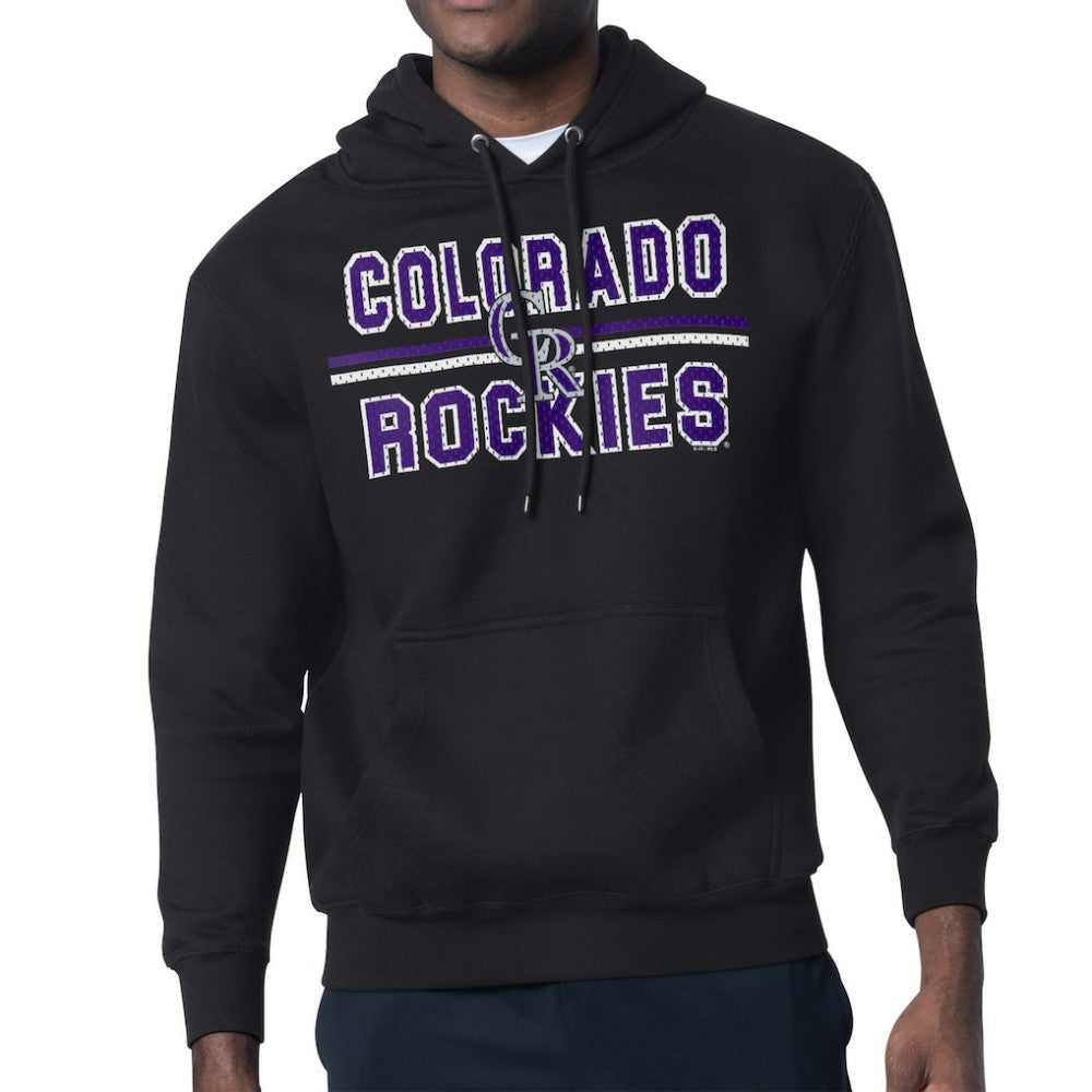 Colorado Rockies Starter Team Mesh Print Graphic Pullover Hoodie - MLB