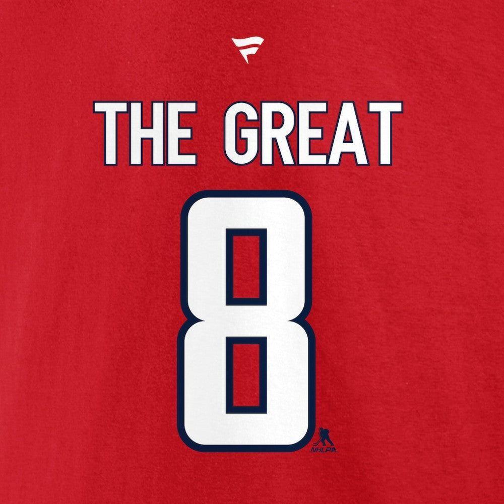 Alexander Ovechkin Washington Capitals NHL All-Time Leading Goal Scorer Name & Number T-Shirt - Red - NHL