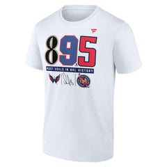 Alexander Ovechkin Washington Capitals NHL All-Time Leading Goal Scorer 895 T-Shirt - White - NHL