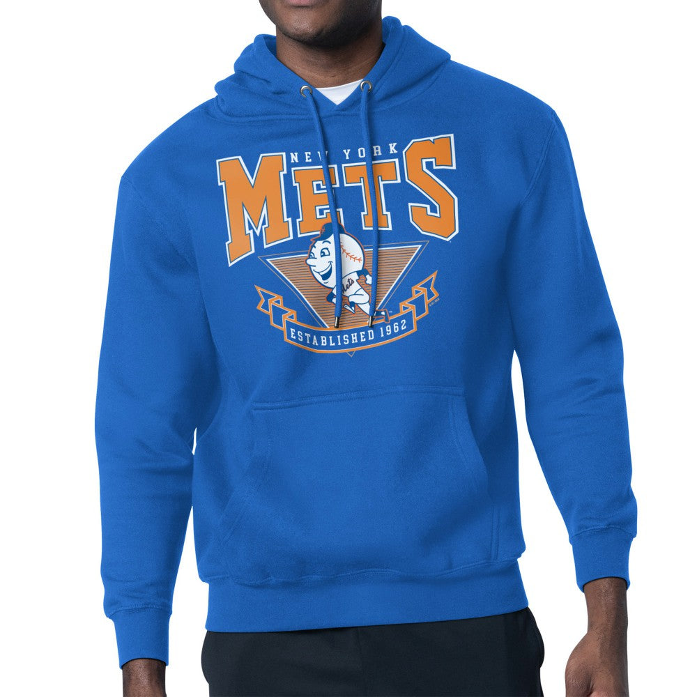 New York Mets Starter 80's Inspired Team Fleece Hoodie - MLB