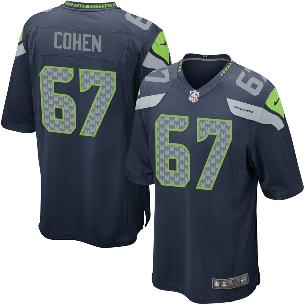 Youth Seattle Seahawks Landon Cohen Team Color Game Jersey | Nike for Sale