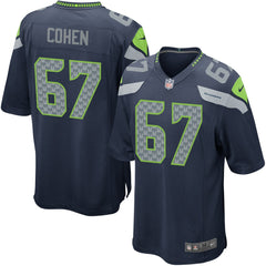 Youth Seattle Seahawks Landon Cohen Team Color Game Jersey | Nike for Sale