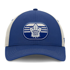 Toronto Maple Leafs Fanatics 2025 Stanley Cup Playoffs Locker Room Trucker Adjustable Hat - Blue/Gray - NHL