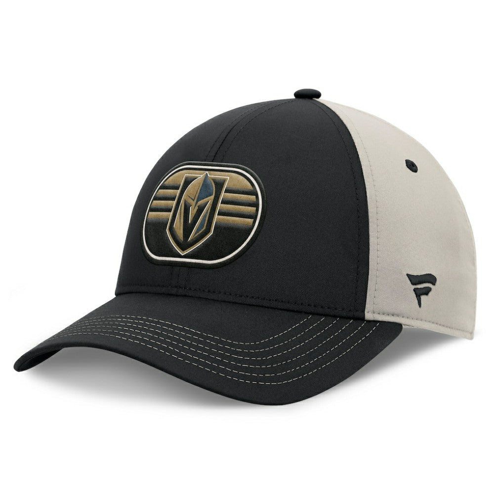 Vegas Golden Knights Fanatics 2025 Stanley Cup Playoffs Locker Room Trucker Adjustable Hat - Black/Gray - NHL