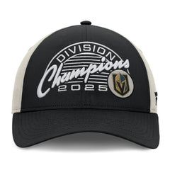 Vegas Golden Knights Fanatics 2025 Pacific Division Champions Locker Room Adjustable Hat - Black - NHL