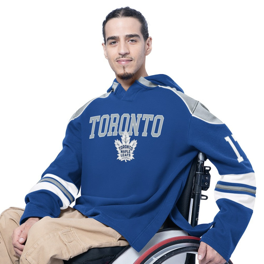 Toronto Maple Leafs G-III Sports by Carl Banks Adaptive Wear Lord Stanley Hooded Long Sleeve Sweatshirt - Royal - NHL