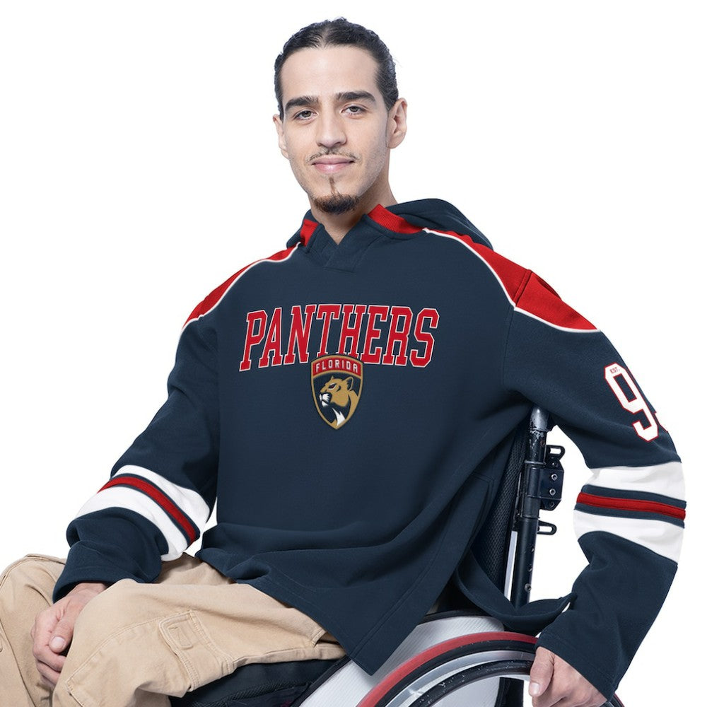 Florida Panthers G-III Sports by Carl Banks Adaptive Wear Lord Stanley Hooded Long Sleeve Sweatshirt - Navy - NHL