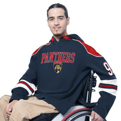 Florida Panthers G-III Sports by Carl Banks Adaptive Wear Lord Stanley Hooded Long Sleeve Sweatshirt - Navy - NHL