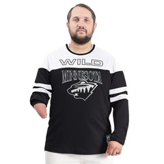 Minnesota Wild G-III Sports by Carl Banks Adaptive Wear Outlast Durene Long-Sleeve T-Shirt - Black - NHL
