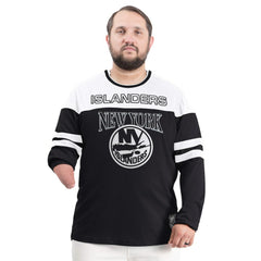 New York Islanders G-III Sports by Carl Banks Adaptive Wear Outlast Durene Long-Sleeve T-Shirt - Black - NHL