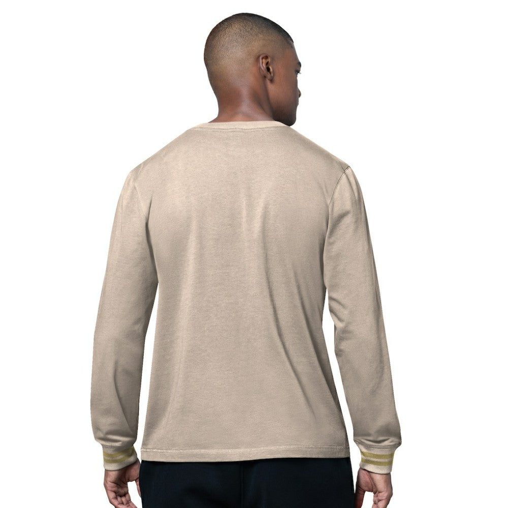 New York Rangers Starter Field Long Sleeve T-Shirt - Tan - NHL