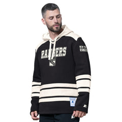 New York Rangers Starter Slapshot Fashion Hoodie - Black - NHL