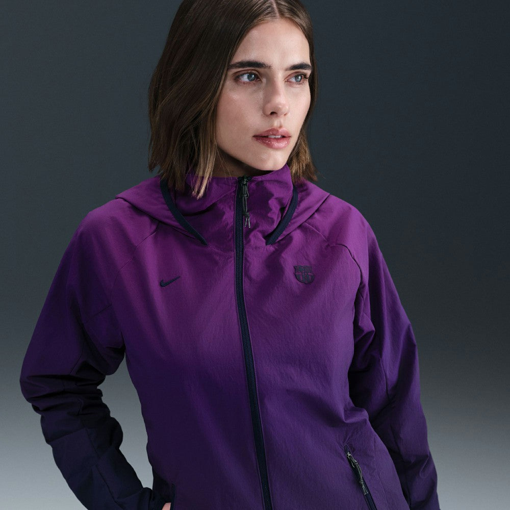 Barcelona Women's AWF Woven Full-Zip Jacket Purple | Nike discount