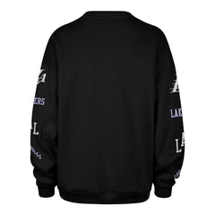 Los Angeles Lakers '47 Women's 2025/26 City Edition Go Big Oversized Sweatshirt Black - NBA