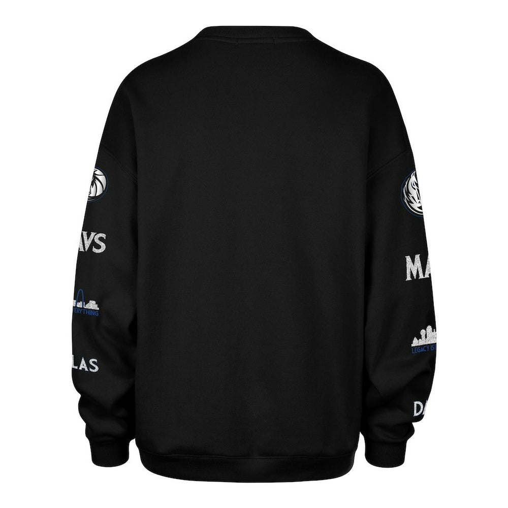 Dallas Mavericks '47 Women's 2025/26 City Edition Go Big Oversized Sweatshirt Black - NBA