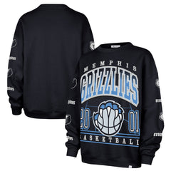 Memphis Grizzlies '47 Women's 2025/26 City Edition Go Big Oversized Sweatshirt Navy - NBA