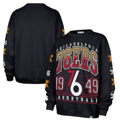 Philadelphia 76ers '47 Women's 2025/26 City Edition Go Big Oversized Sweatshirt Navy - NBA