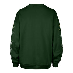Milwaukee Bucks '47 Women's 2025/26 City Edition Go Big Oversized Sweatshirt Hunter Green - NBA