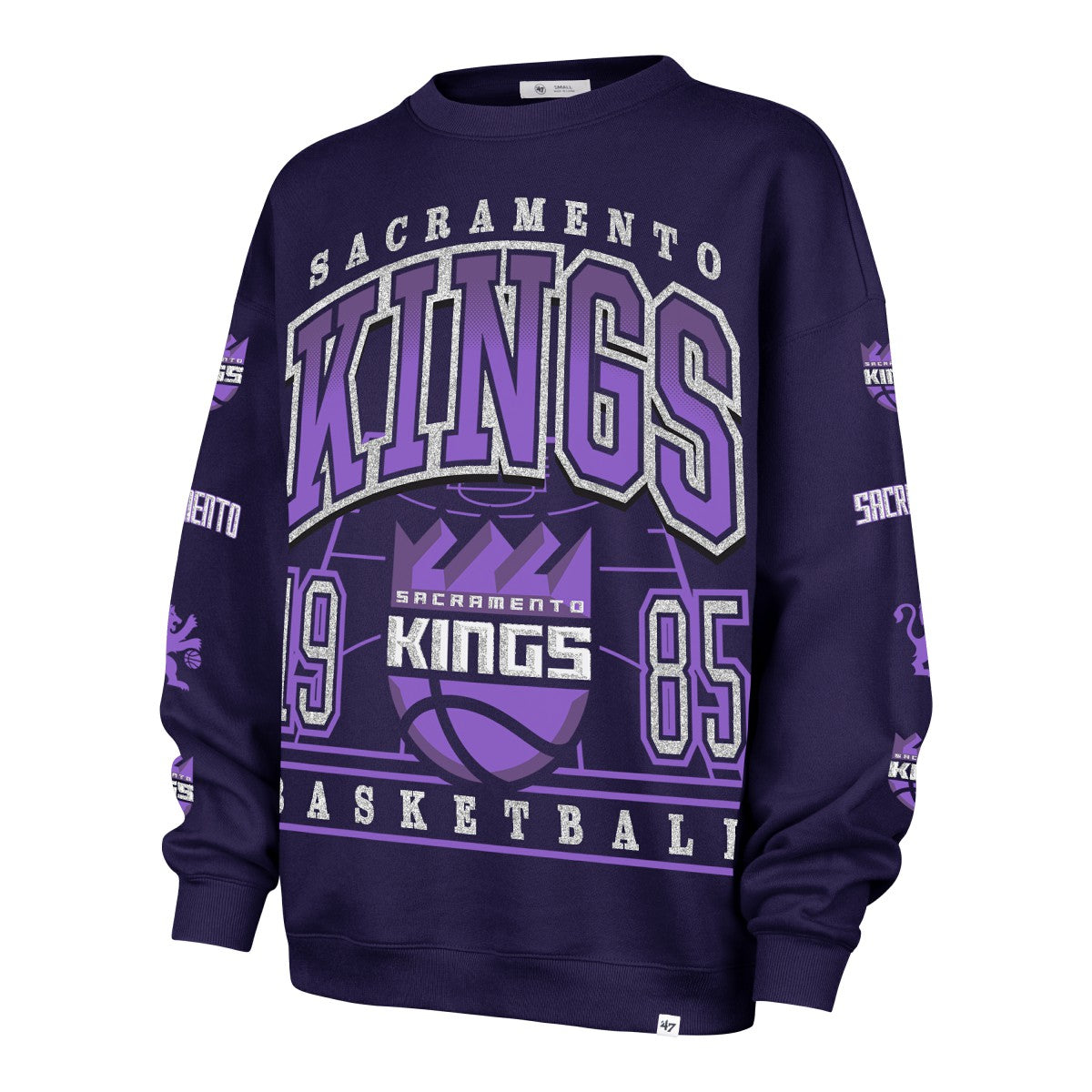 Sacramento Kings '47 Women's 2025/26 City Edition Go Big Oversized Sweatshirt Purple - NBA