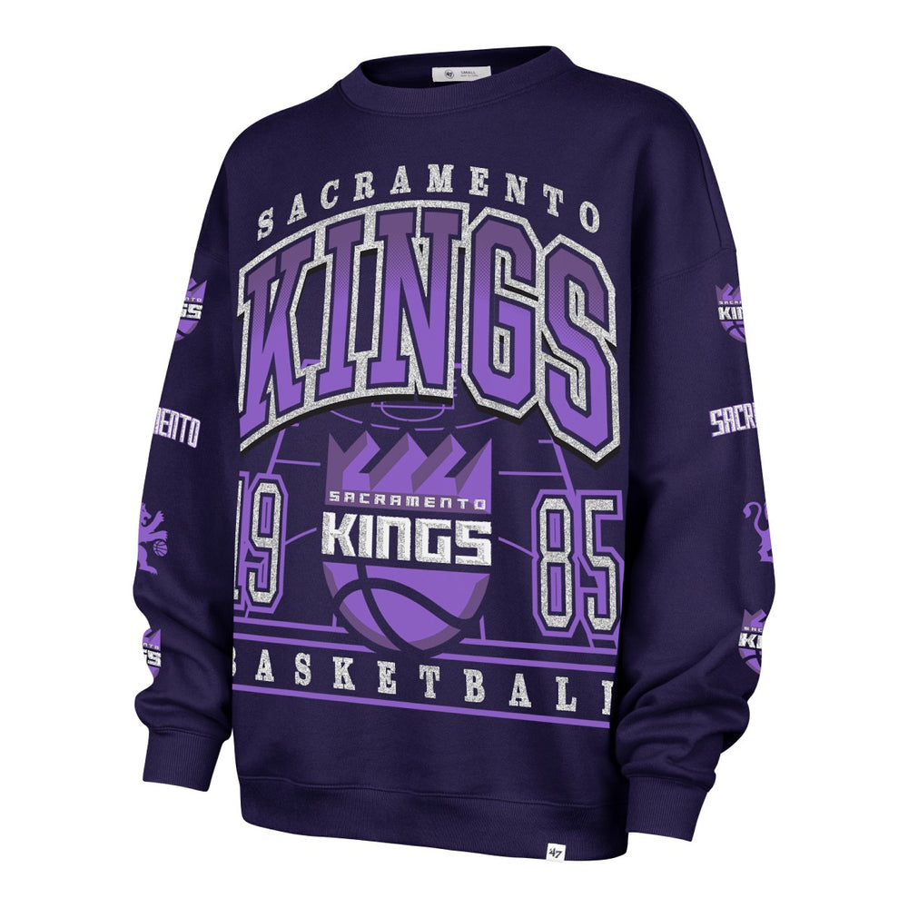 Sacramento Kings '47 Women's 2025/26 City Edition Go Big Oversized Sweatshirt Purple - NBA