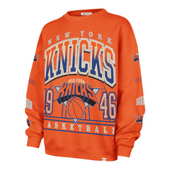 New York Knicks '47 Women's 2025/26 City Edition Go Big Oversized Sweatshirt Orange - NBA