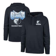 Memphis Grizzlies '47 2025/26 City Edition Jab Step Headline Hoodie Navy - NBA