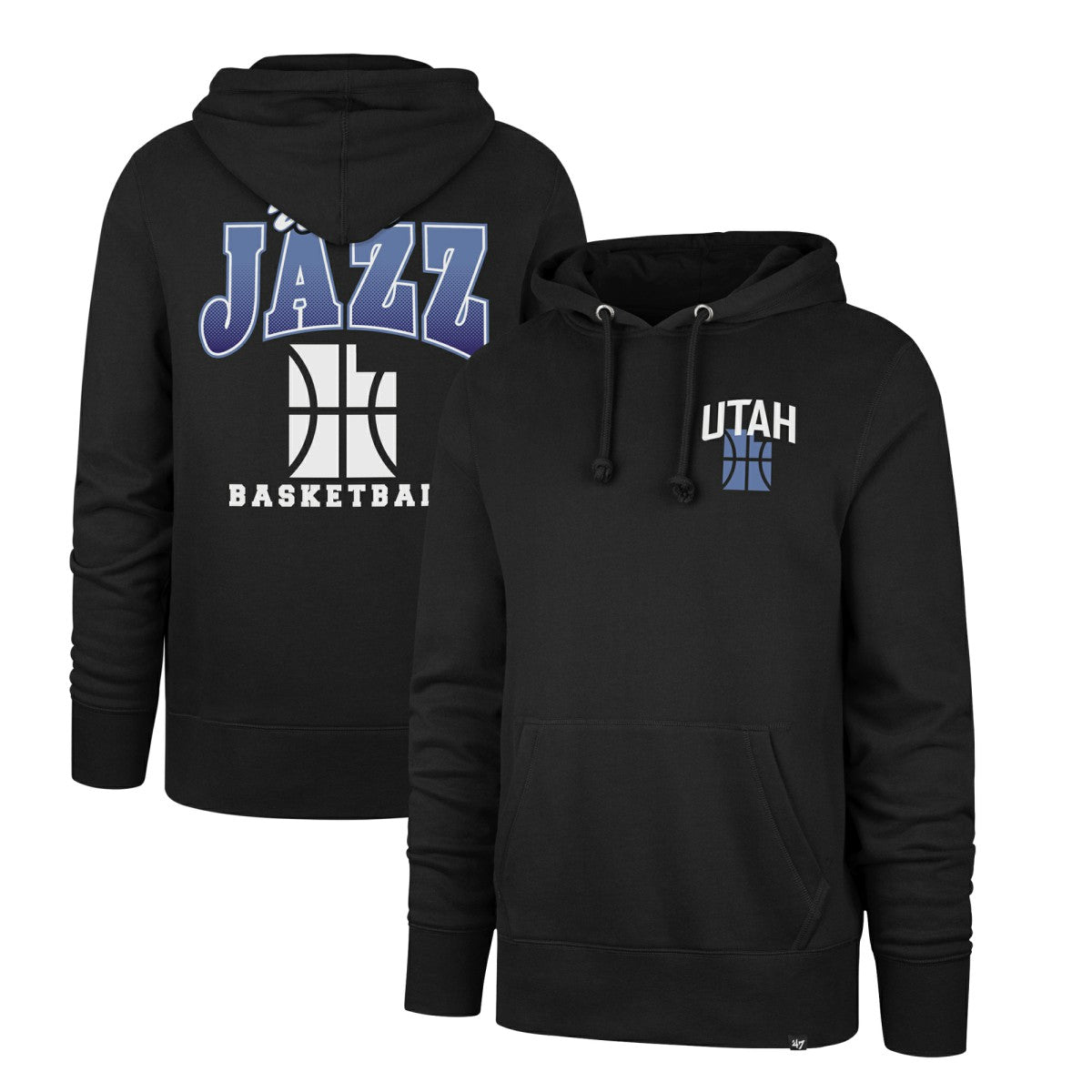 Utah Jazz '47 2025/26 City Edition Jab Step Headline Hoodie Black - NBA