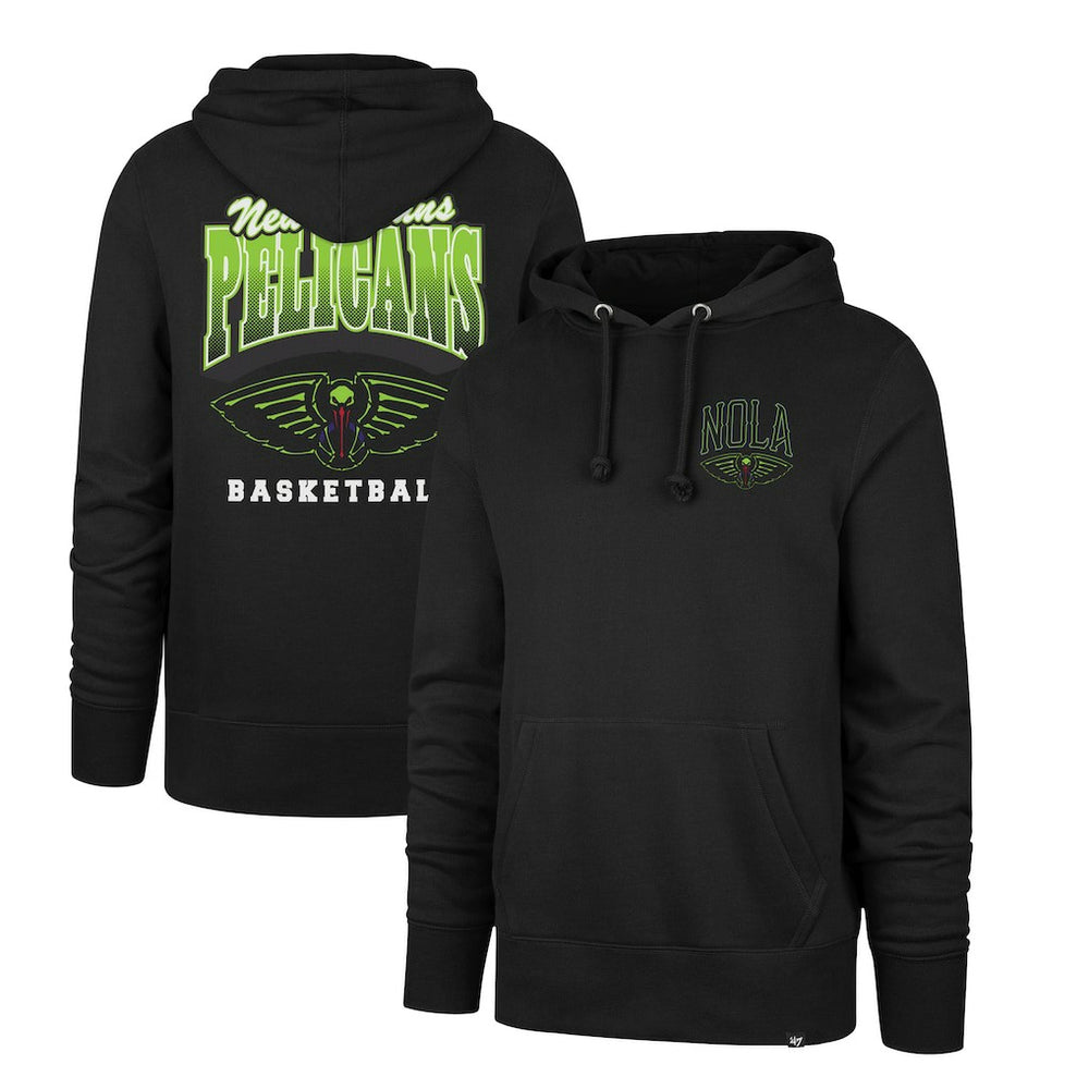 New Orleans Pelicans '47 2025/26 City Edition Jab Step Headline Hoodie Black - NBA