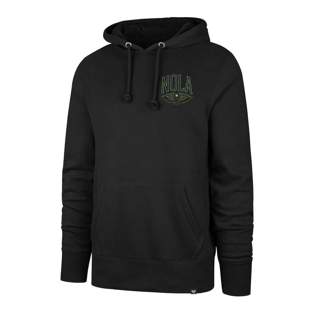 New Orleans Pelicans '47 2025/26 City Edition Jab Step Headline Hoodie Black - NBA