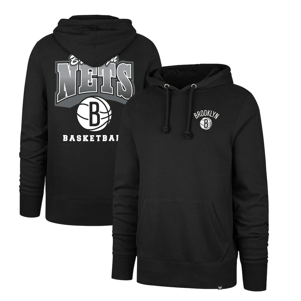 Brooklyn Nets '47 2025/26 City Edition Jab Step Headline Hoodie Black - NBA