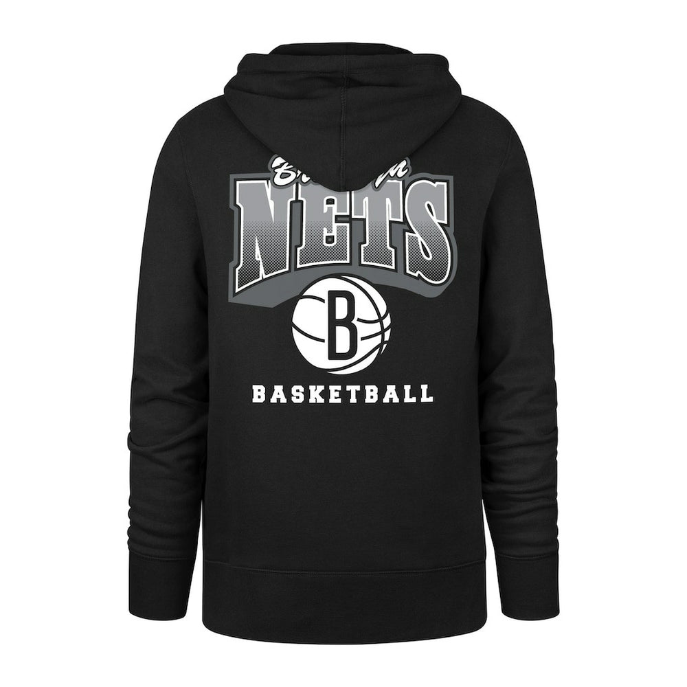 Brooklyn Nets '47 2025/26 City Edition Jab Step Headline Hoodie Black - NBA