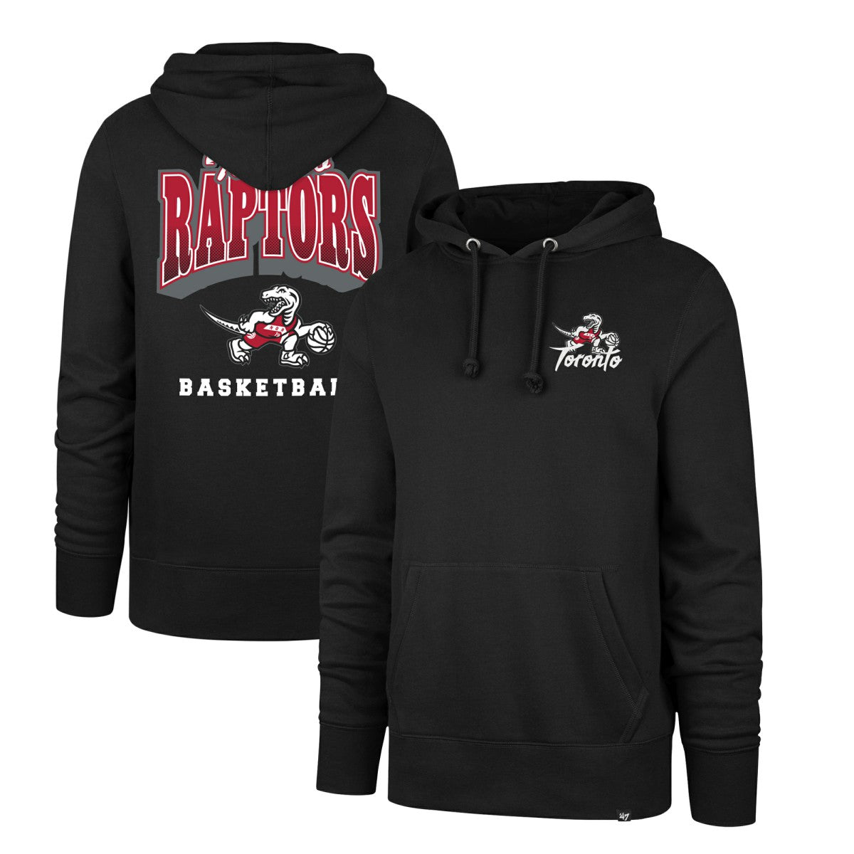 Toronto Raptors '47 2025/26 City Edition Jab Step Headline Hoodie Black - NBA
