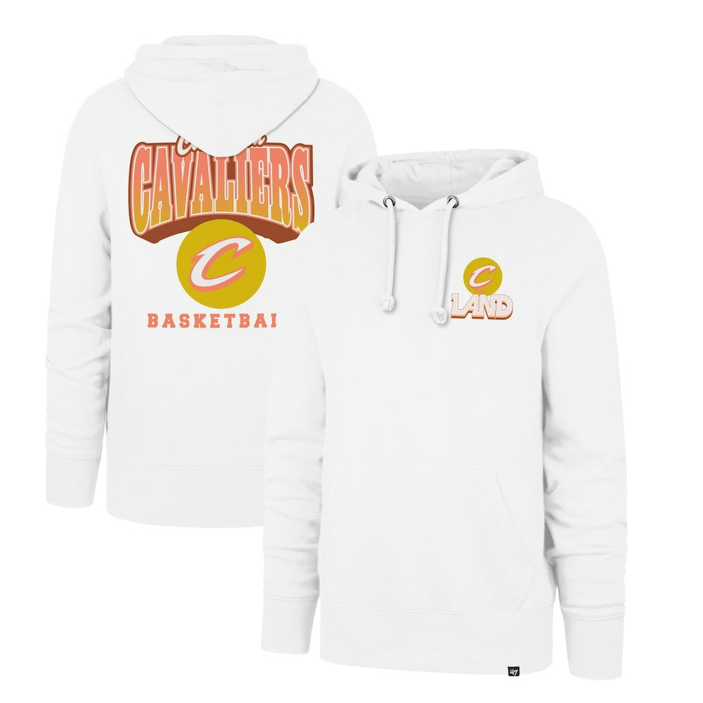 Cleveland Cavaliers '47 2025/26 City Edition Jab Step Headline Hoodie White - NBA