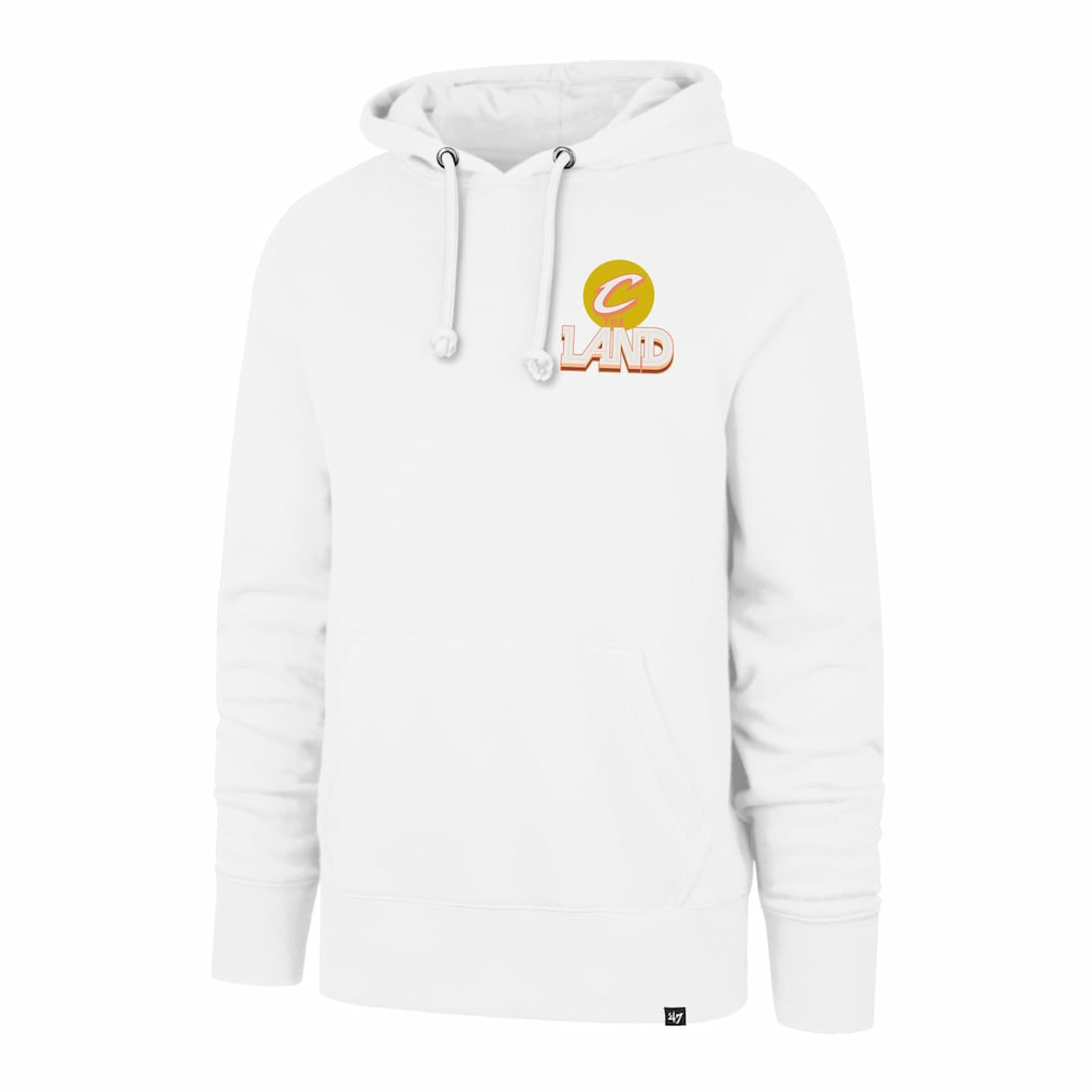 Cleveland Cavaliers '47 2025/26 City Edition Jab Step Headline Hoodie White - NBA