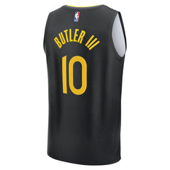 Jimmy Butler III Golden State Warriors Fast Break Replica Player Jersey Statement Editi- Black - NBA