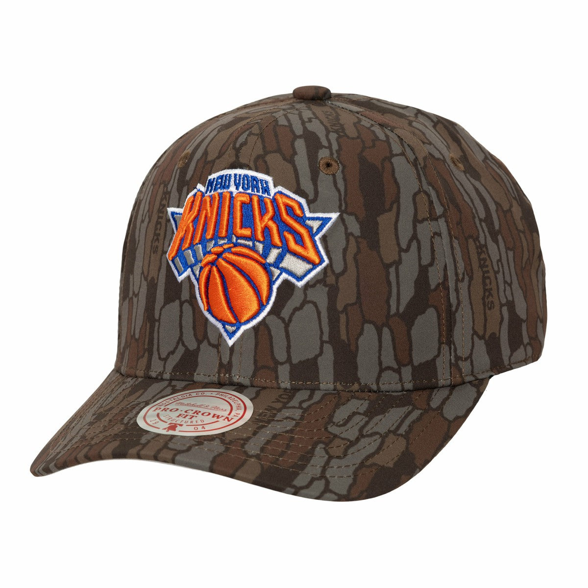 New York Knicks Hidden Pro-Crown Adjustable Hat Camo - NBA