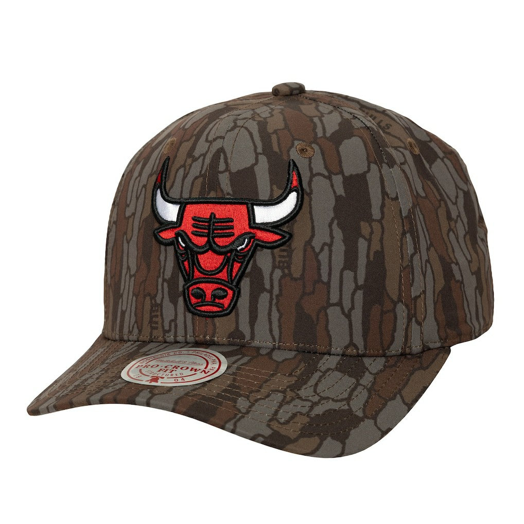 Chicago Bulls Hidden Pro-Crown Adjustable Hat Camo - NBA