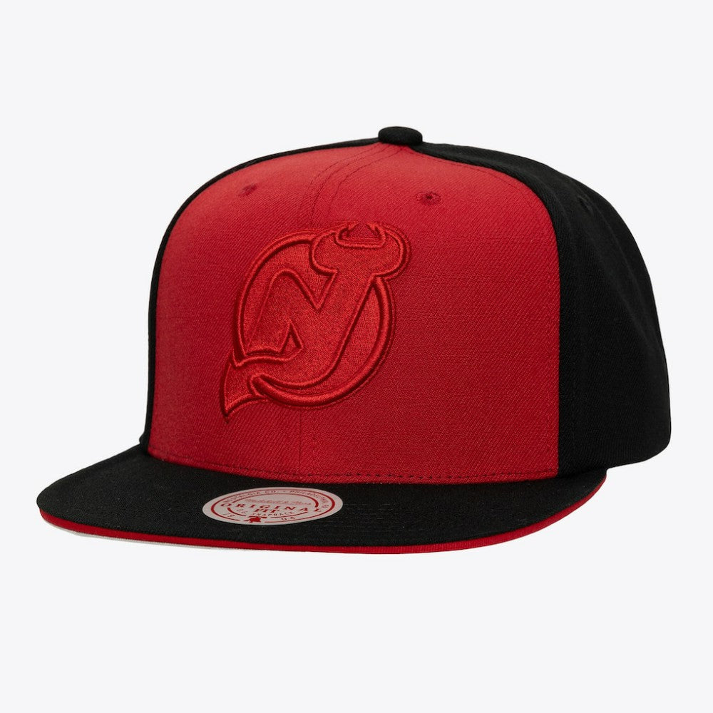 New Jersey Devils Mitchell & Ness Color Pop Snapback Hat - Red/Black - NHL
